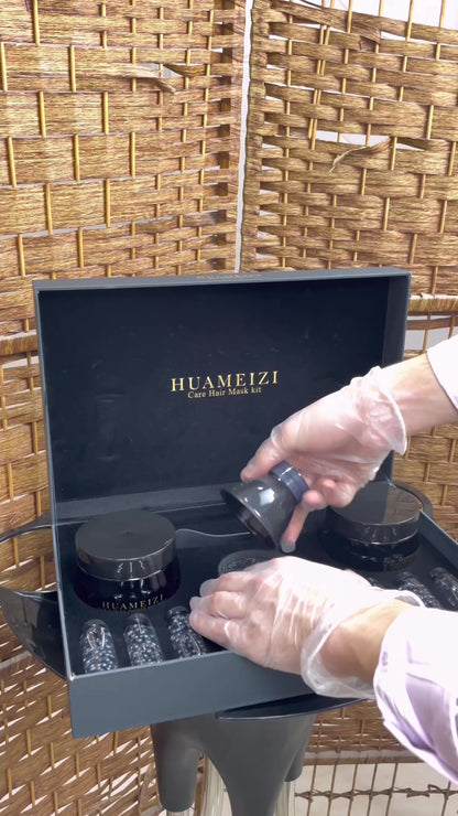 سيت معالج كافيار الاسود للشعر